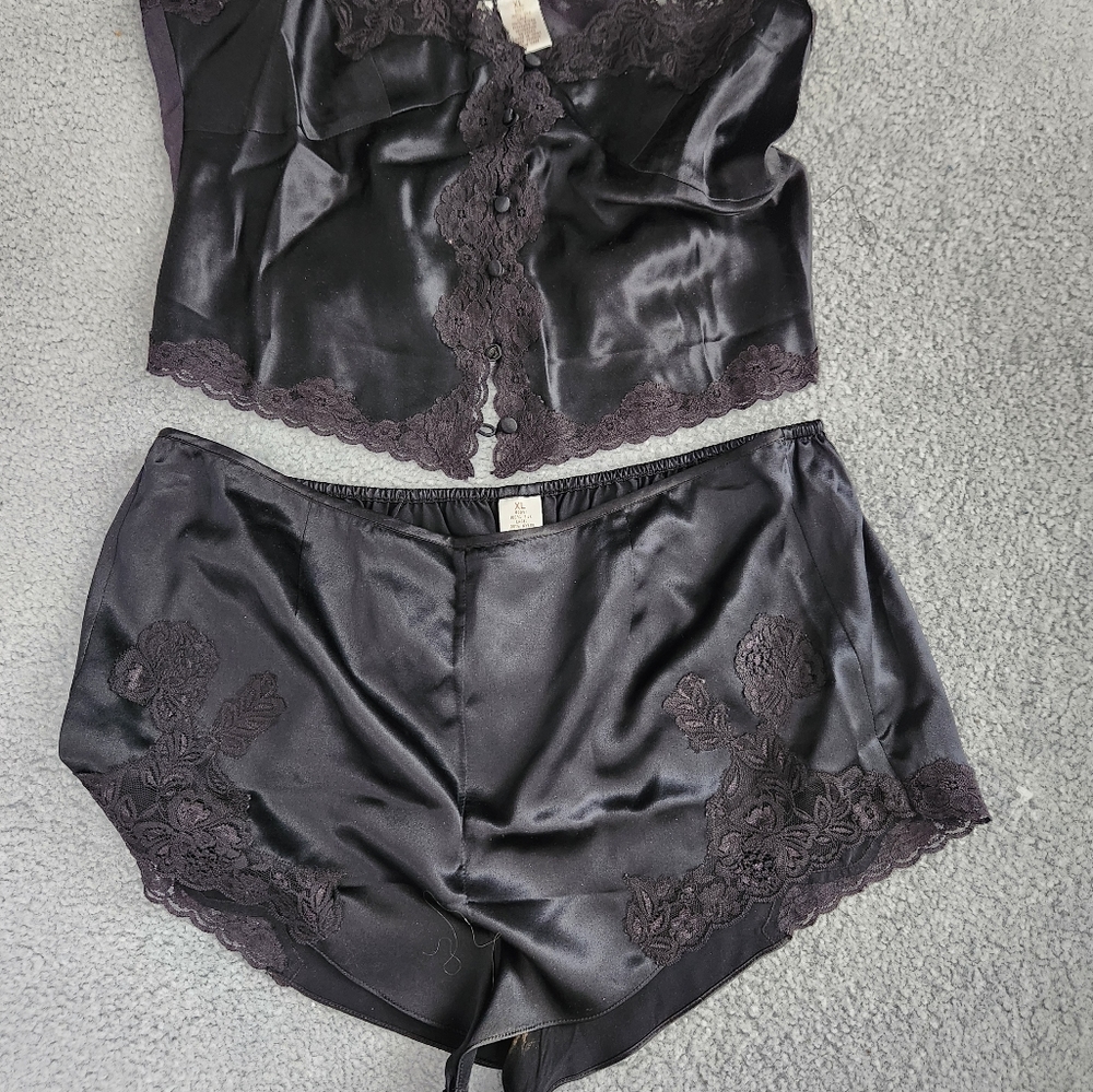 Pure silk cami set size XL NWOT